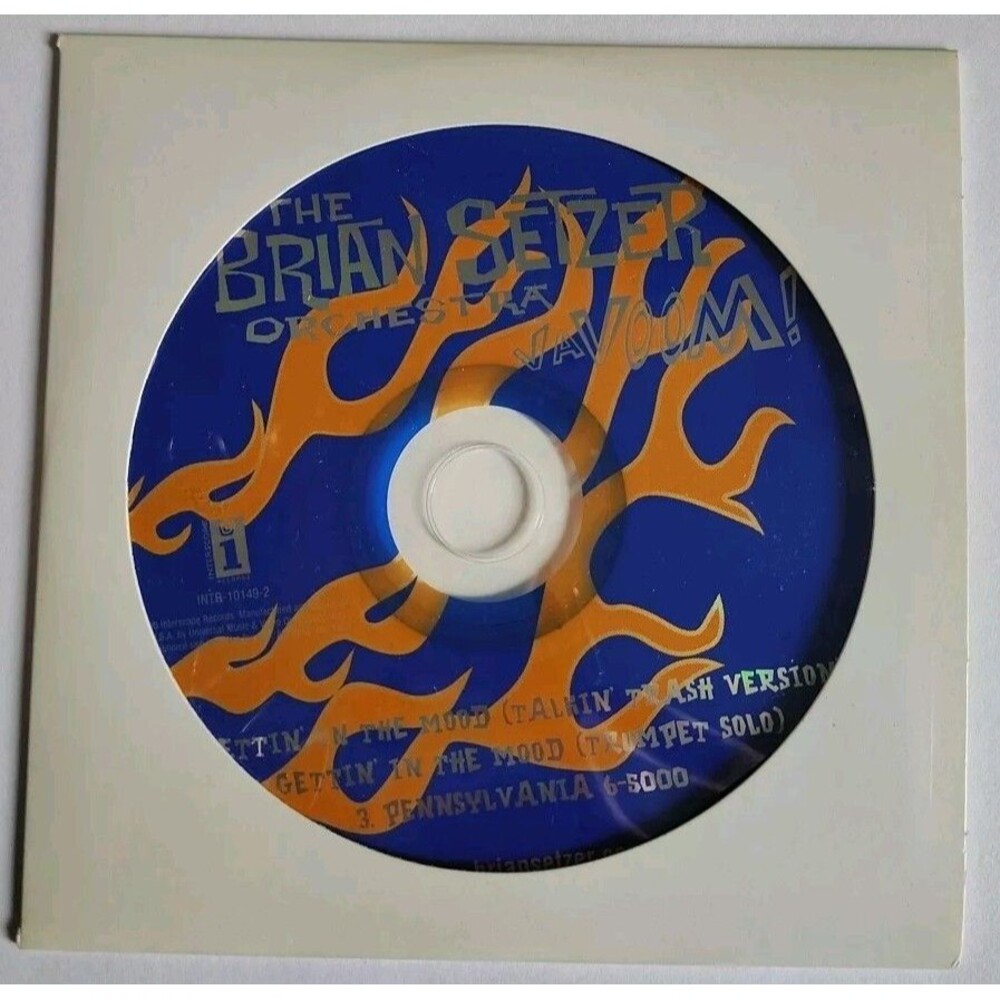 Brian Setzer Orchestra - Vavoom - Gettin In The Mood Rare Promo Single